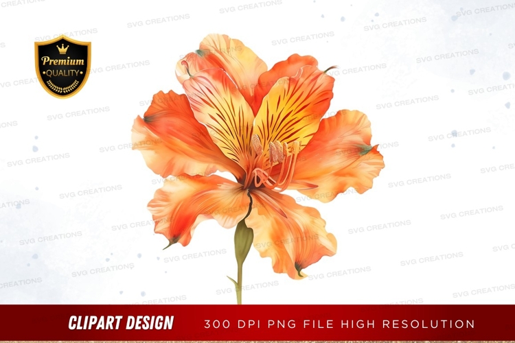Yellow Flower Clipart Image 7