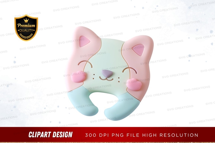 Cute Cat Clipart Image 8