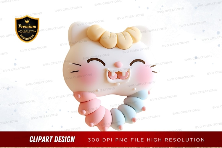 Cute Cat Clipart Image 7