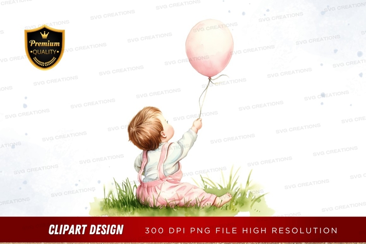 Child with balloon
