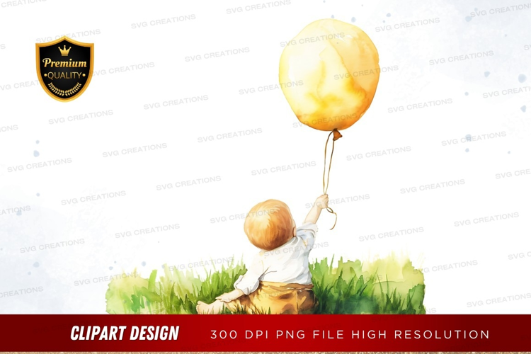 Child with balloon