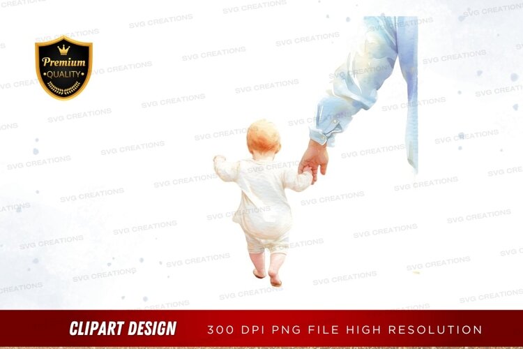 Baby holding adult's hand example image 1