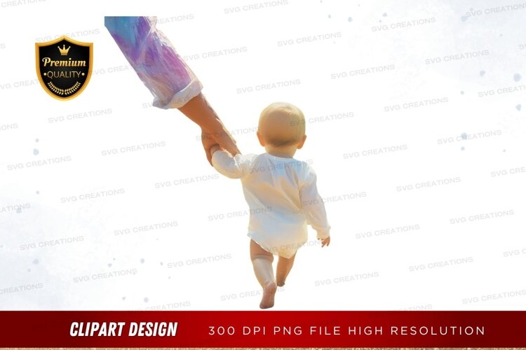 Baby holding adult's hand example image 1