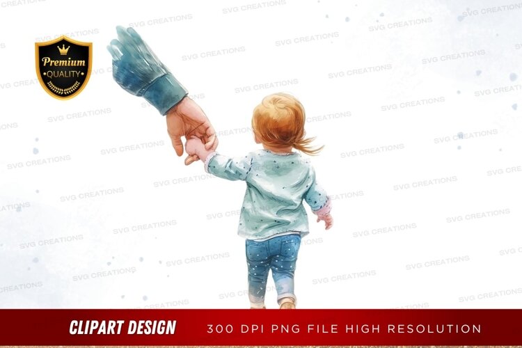 Child holding adult's hand example image 1