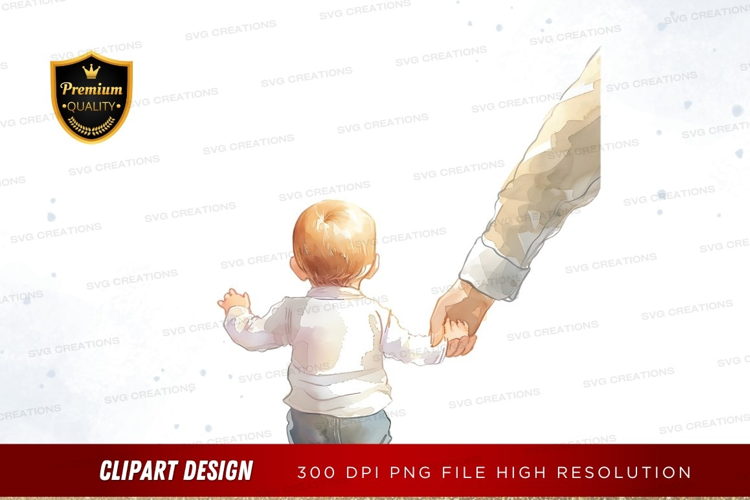 Baby holding adult's hand