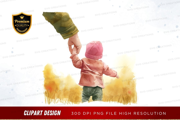 Child playing with leaf