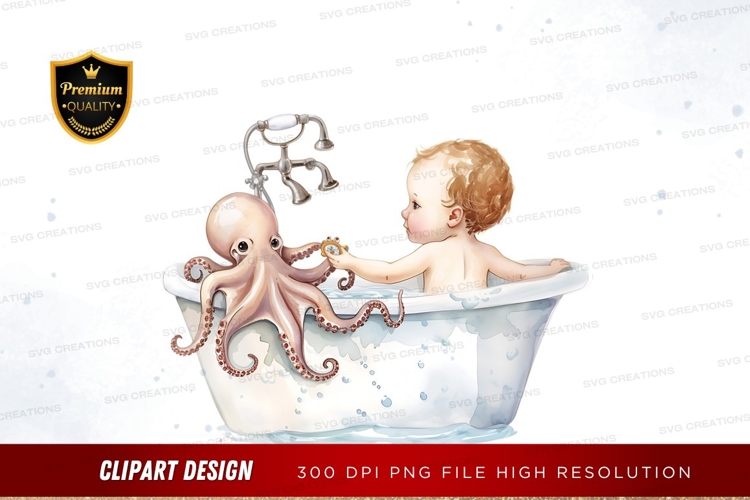 Octopus Clipart Image 20