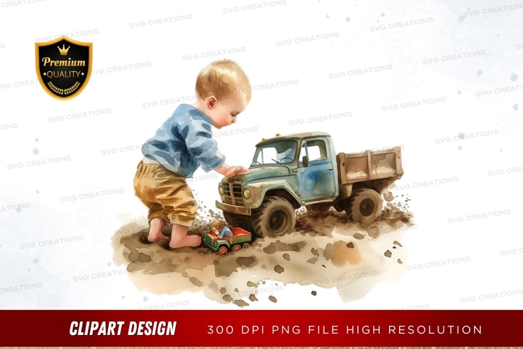 Dump Truck Clipart Image 6