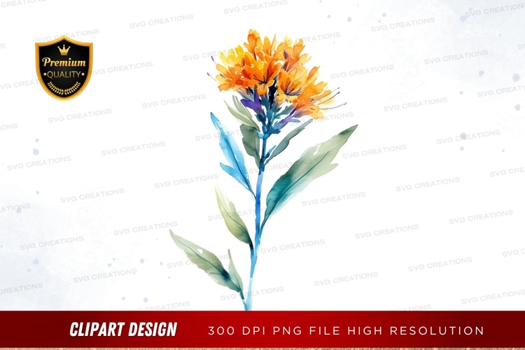 Vibrant flower clipart png