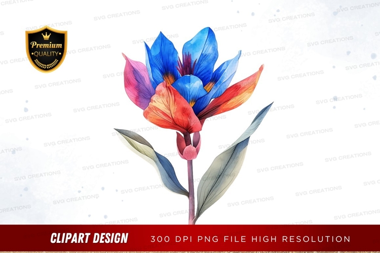 Vibrant flower clipart png