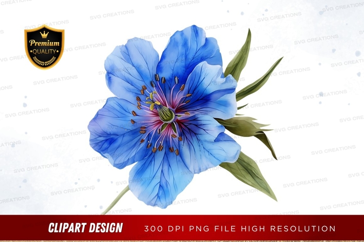 Transparent Background Flower Clipart Image 9