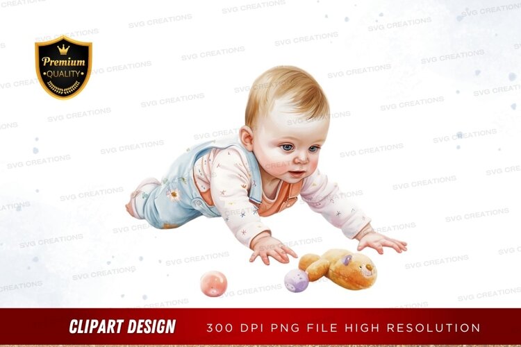 Baby playing with toys example image 1