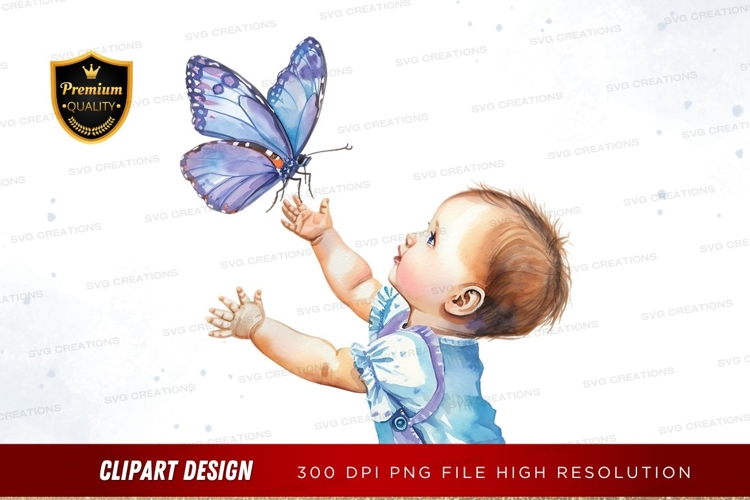 Blue Butterfly Clipart Image 20