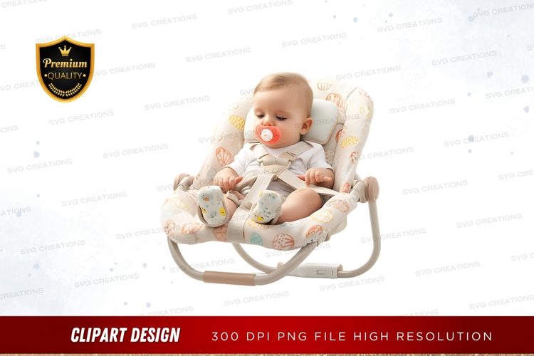 Baby in a rocking chair