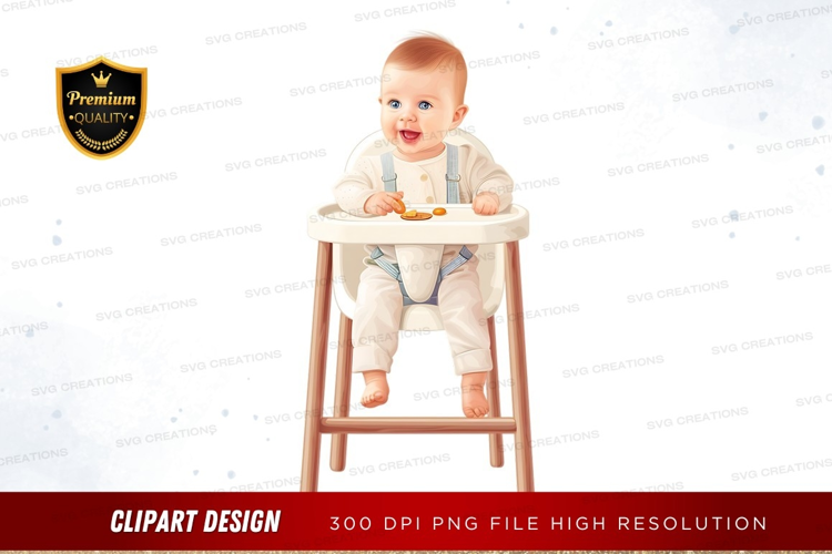 Baby in high chair