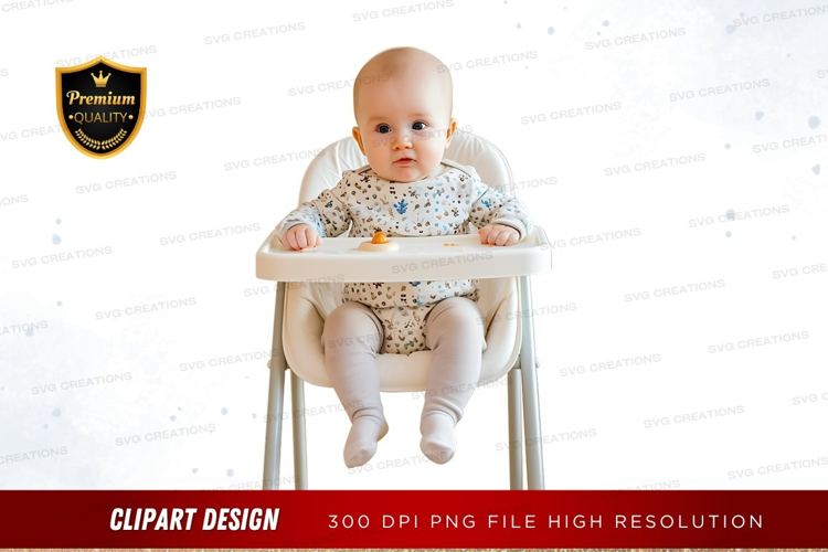 Baby in high chair