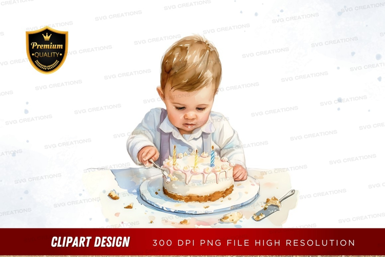 First birthday cake smash