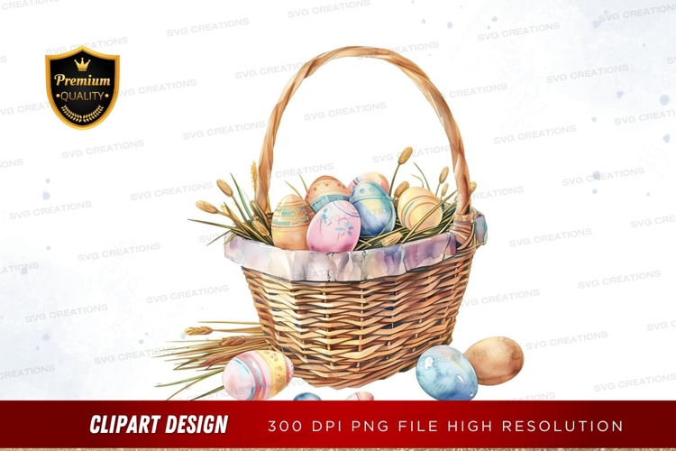Easter Basket Clipart Image 10
