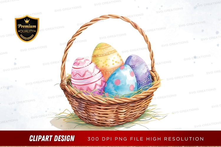 Easter Basket Clipart Image 22