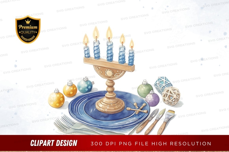 Menorah Clipart Image 21