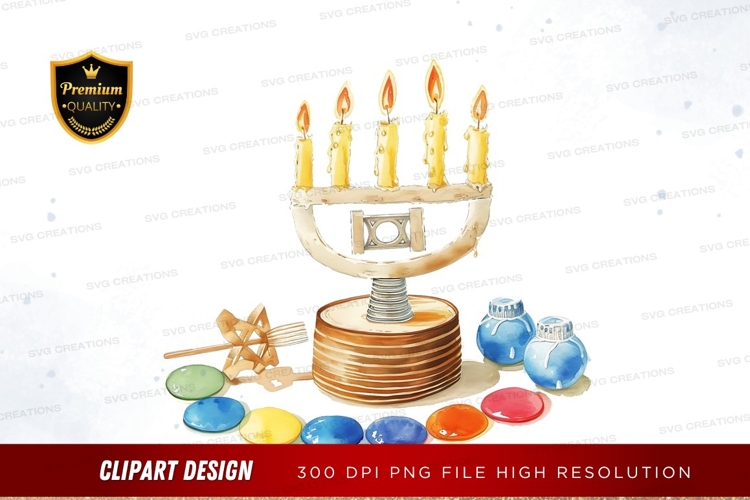 Menorah Clipart Image 20