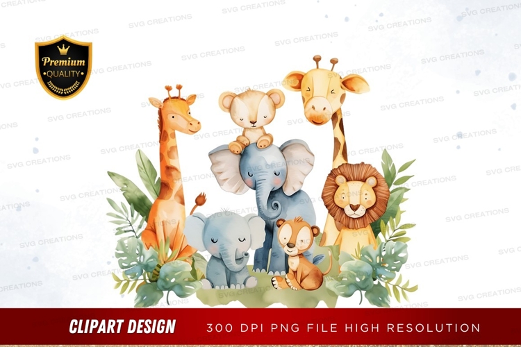 Safari Animals Clipart Image 9
