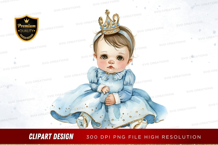 Princess baby clipart png