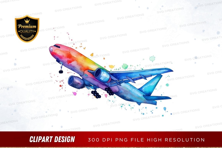 Airplane Clipart Image 6