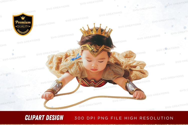 Young princess in royal attire