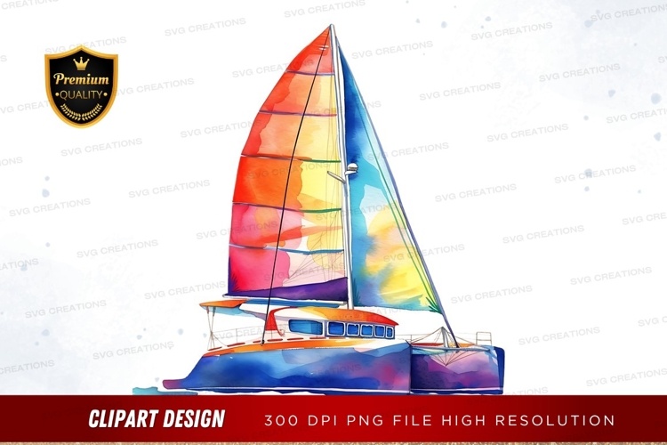 Sailboat Illustration Image 24
