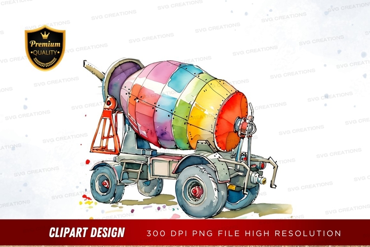 Construction Truck Clipart Image 12