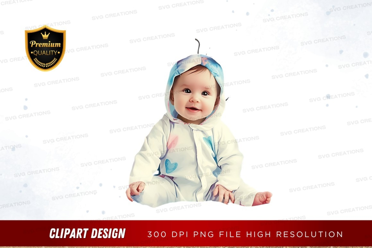 Baby in whale costume