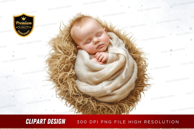Sleeping newborn baby