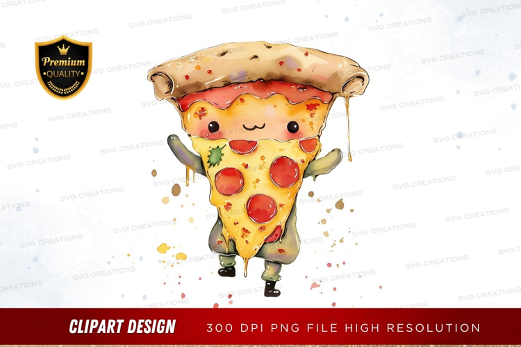 Pepperoni pizza character