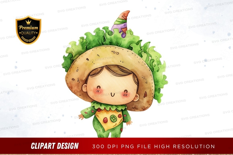Cute Scarecrow Clipart Image 18