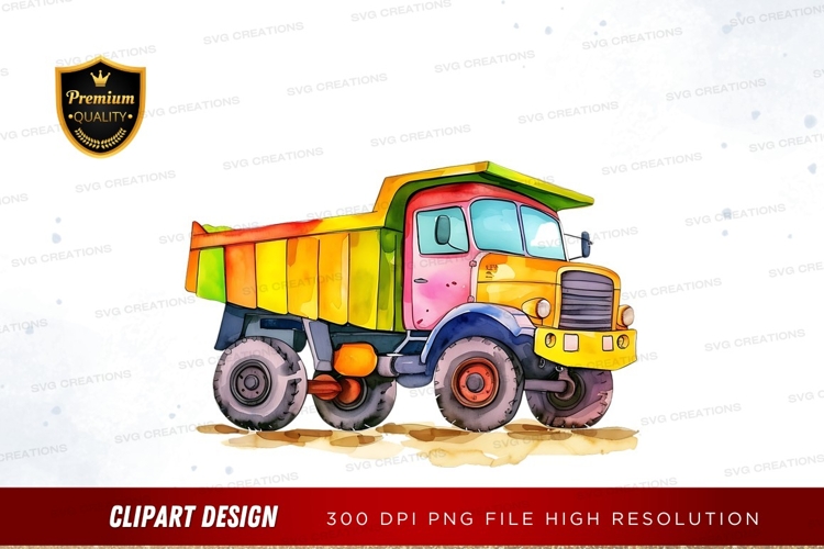 Dump Truck Clipart Image 5