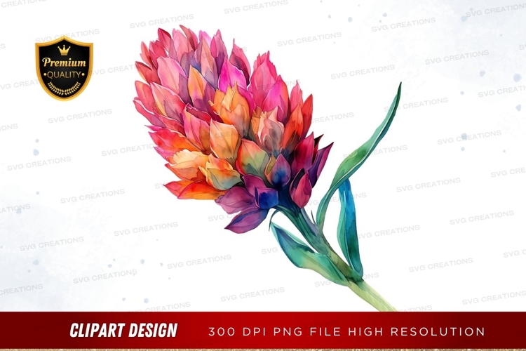 Purple Flower Clipart Image 7