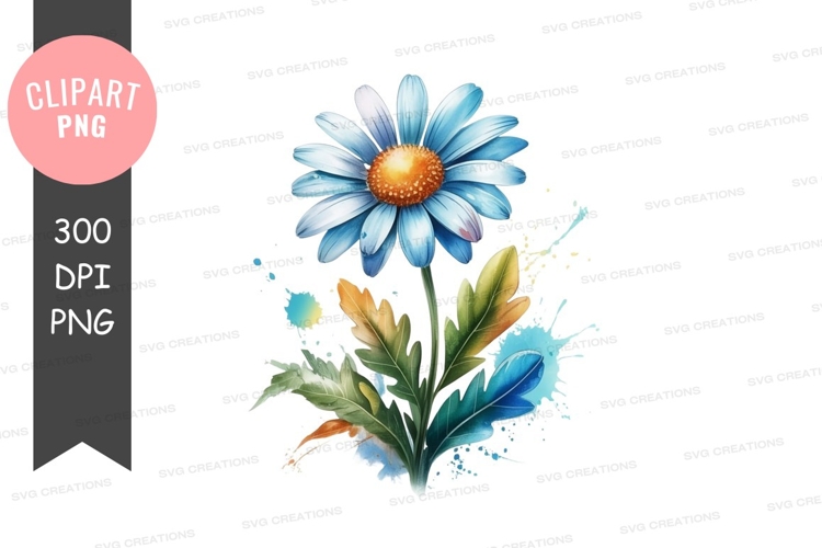 Daisy Flower Clipart Image 24