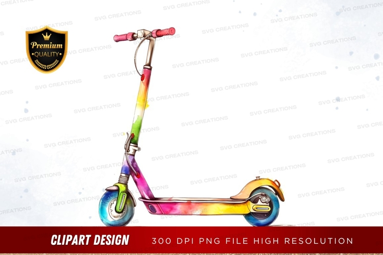 Scooter Clipart Image 11