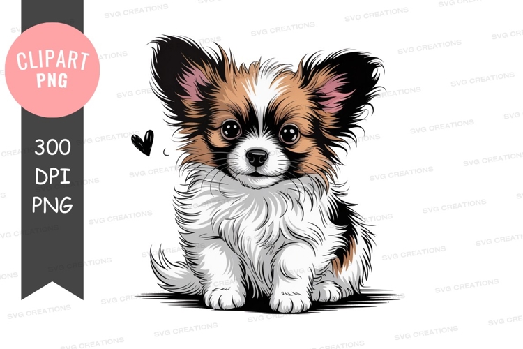 Cute Puppy Clipart Image 15