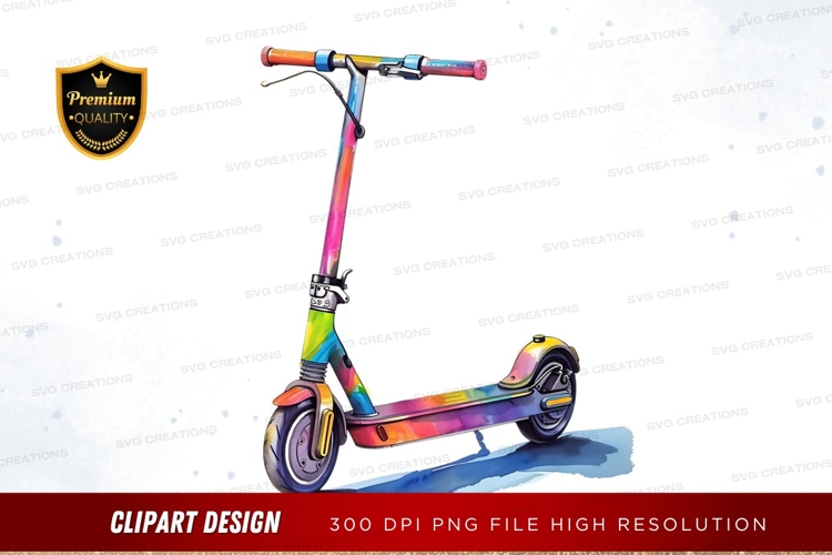 Scooter Clipart Image 10