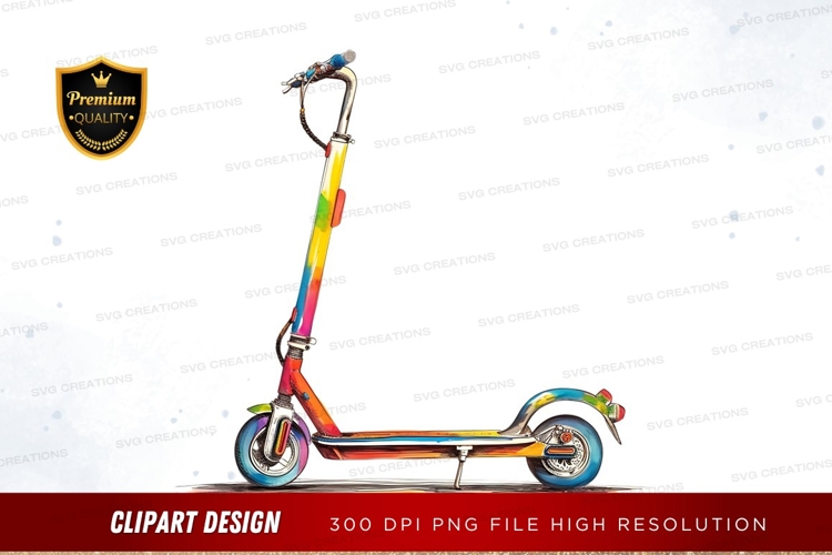 Scooter Clipart Image 9