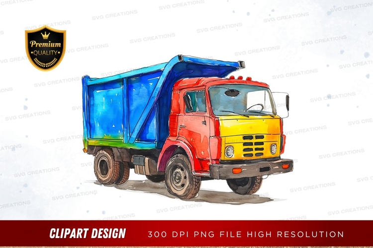 Dump Truck Clipart Image 4