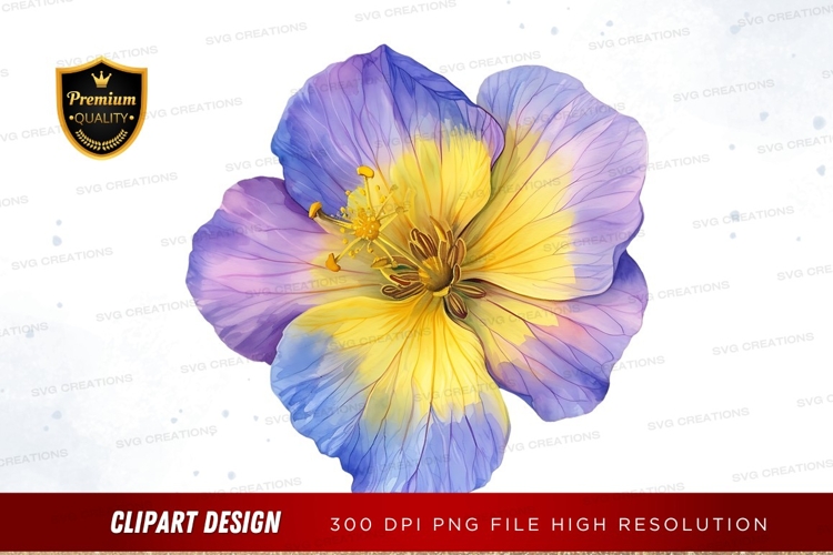 Yellow Flower Clipart Image 21