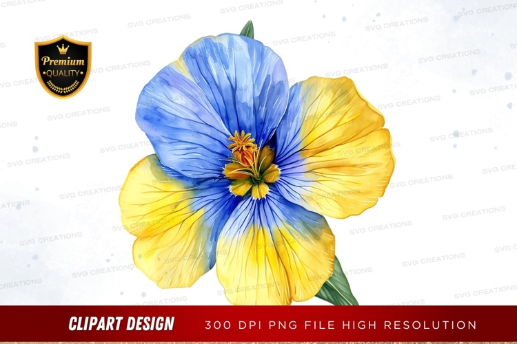 Yellow Flower Clipart Image 20