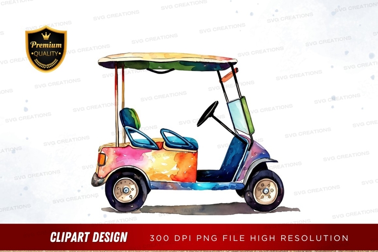 Golf Cart Clipart Image 7
