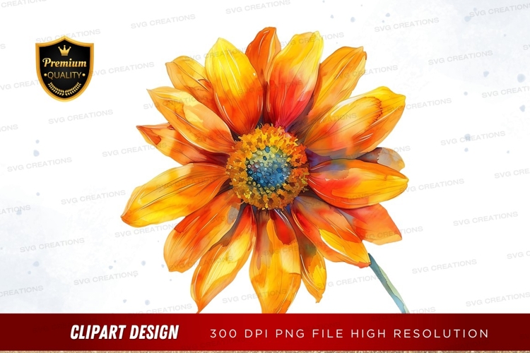 Sunflower Clipart Png Image 7