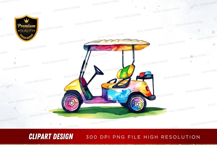 Golf Cart Clipart Image 6