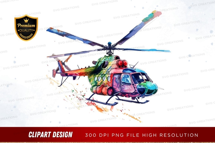 Helicopter Clipart Image 5