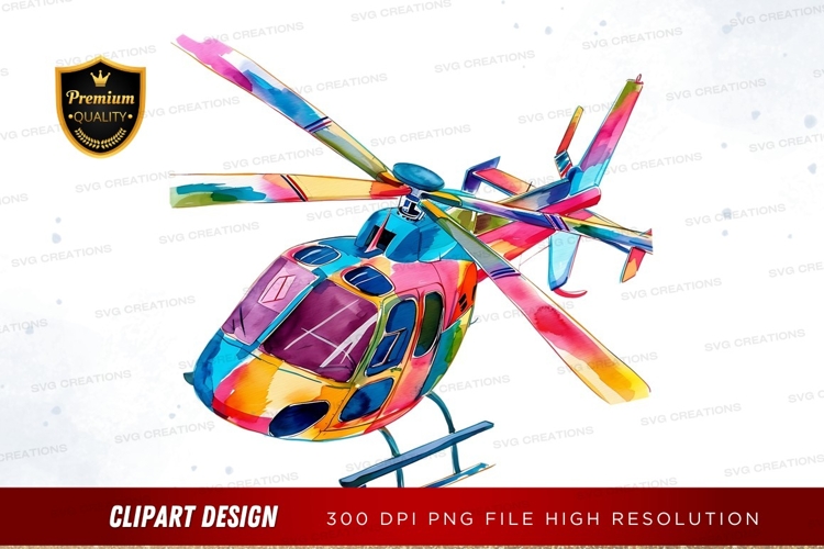 Helicopter Clipart Image 3